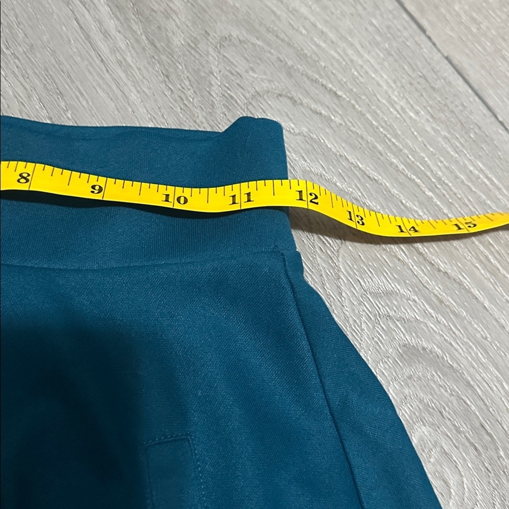H&M Teal A-LINE MIDI SKIRT size XS - Picture 6 of 7